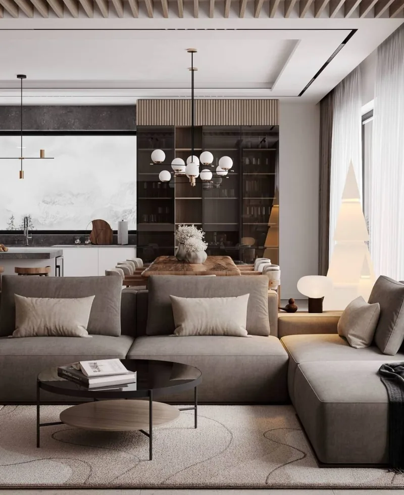Salon contemporain